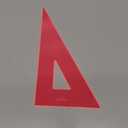 Pacific Arc Drafting Triangle, 10-inch, 30/60/90 Degrees, Orange