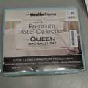 Mueller UltraTemp 6 PC Queen Sheet Set - Ultra-Soft Luxury Series, Cooling & Breathable Hotel Luxury Bed Sheets, Deep Pocket Wrinkle-Free Oeko-TEX, Aqua