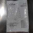 CAP 150 LB Rubber Coated Hex Dumbbell Hand Weight Set with Vertical Storage Rack - Chrome Handle | Black Rack