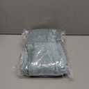 decorUhome Christmas Couch Throw Pillow Covers 24x24 Set of 2, Decorative Soft Euro Velvet Neutral Chenille Pillow Covers with Elegant Design for Sofa Bed Living Room Home Decor, Aqua Haze