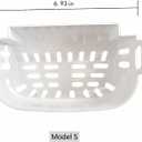 Ice Maker Ice Basket - Replacement Storage Bin with Drain, Safe Plastic - Verify Your Ice Maker's Basket Dimensions Before Purchase(Size: 6.93"D x 4.09"W x 3.35"H) (S)