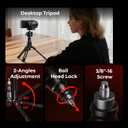 SmallRig 166.5cm / 65.6" Carbon Fiber Monopod for Camera, Compact Camera Monopod with One-Touch Height Adjustment, Max. 5kg Playload Ball Head, Storage Size of 68cm / 26.8", Weighs 1.72kg / 3.8lb