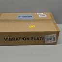 Vibration Plate Exercise Machine, Vibrating Plate Platform for Lymphatic Drainage with 200 Adjustable Speeds, Power Vibration Plate for Weight Loss & Fitness, Supports Weight 450 Lbs (Jet Black)