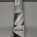 Livelynine 17.5x276 Striped Peel and Stick Wallpaper Grey and White Stripe Wallpaper for Bedroom Bathroom Accent Wall Linen Cloth Fabric Textured Modern Vertical Stripes Contact Paper Self Adhesive