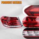 LH USA Type Outer Tail Light Compatible with 2014-2016 Mercedes Benz E-Class W212 E350 E400 E550 E63 AMG Rear Tail lamp Bake Lamp Left Driver side 2129061303