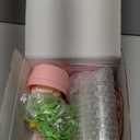 GirlsHome 300+PCS Fabric Flower Bouquets Toys, DIY Flower Crafts Kits for Kids, Arts and Crafts for Kids Ages 6-8 Girls, Flower Making Kit, STEM Educational Preschool Toy Christmas Gifts(White Pink)