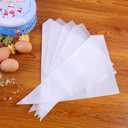 18-Inch Piping Bags 100 Pack Pastry Bag Icing Bags Frosting Bags Cake Decorating Bags Disposable Icing Bags Pastry Disposable Bag Disposable Piping Bags for Cake Cupcake Cookie Decorating (18inch)