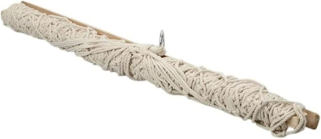 Cotton Rope Hanging Chair, Hammock, Suitable for Indoor and Outdoor use, Off White