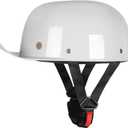 Yesmotor Motorcycle Baseball Helmet - Retro Baseball Style Cap for Unisex-Adult, DOT Approved