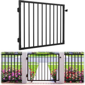 4ft.W x 42in.H Aluminum Deck Gate, Welded Anti-Sag Frame, No Rust