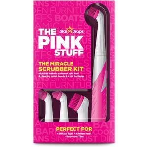 The Pink Stuff - Stardrops - The Miracle Scrubber Kit - 4 Cleaning Brush Heads
