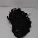 morvally Long Wavy Black Middle Part Heat Resistant Synthetic Hair Wigs for Women Halloween Party, Cosplay, Daily Use