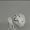 Zelotes Wireless Trackball Mouse,Bluetooth Mouse,Rechargeable,4800 DPI, 2-in-1(BT 5.0/3.0+2.4GHz USB Receiver), 8 Buttons,Ergonomic Design,LED Lighting,for Laptop, PC, Pad,White