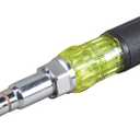 Klein Tools 32807MAG 7-in-1 Nut Driver, Magnetic Driver has SAE Hex Nut Sizes 1/ 4 to 9/ 16-Inch, Cushion Grip Handle for Added Torque
