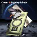 PASNEW S25+ Plus Case Wireless Charging,S24+ Plus Camera Cover,Multi-Layer Military Heavy Duty Full Body Rugged Shockproof Protective Hard Shell for Samsung Galaxy S25Plus 6.7",Olive Green