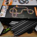 Slot Car Race Track Sets with 4 High-Speed Racing Car, Battery or Electric Race Car Track for Boys and Kids, Dual Racing Game Lap Counter Circular Overpass Track, Gifts Toys for Boys Kids Age 6 7 8-12