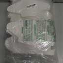 100 Pack Single Cupcake Boxes with Window, White Individual Cupcake Containers with Handle, 3.7x3.7x4.5 Inch Kraft Paper Favor Bakery Container for Small Cake, Muffins, Birthday, Wedding