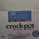 Crock-Pot 7-Quart Slow Cooker, Portable Programmable with Timer, Locking Lid, Stainless Steel; an Essential Kitchen Appliance, Perfect for Families and Gatherings