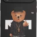 Cool Case Compatible with iPhone 17 pro max case,Designer for Boys,Funny Aesthetic Soft Silicone Gel Rubber Shockproof Cover Full Body Drop Protection (for iPhone 17 pro max) Black