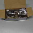 BESTTEN Keyed Entry Door Knob with Lock, Heavy Duty Interior and Exterior Door Lock, Standard Ball, Satin Nickel