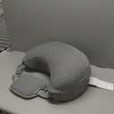 Frida Mom Nursing Pillow, Adjustable Breastfeeding Pillow for Mom & Baby Comfort with Back Support, Customizable Wrap Around Waist Strap, and Pockets for Heat Relief