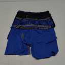 Hanes Men's Underwear Pack, 3-Pack, Total Support Pouch Boxer Briefs or Trunks, Moisture-Wicking Underwear for Men (Large, Blue/Black)