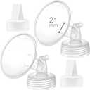 Maymom 21mm Flange and Duckbill Valve Compatible with Spectra S1 S2 9 Plus Replacement Pump Parts Not Original Spectra Flange Duckbill Valve