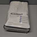 100% Blackout Shield Linen Blackout Curtains for Bedroom 96 Inches Long, Back Tab/Rod Pocket Living Room Drapes, Thermal Insulated Blackout Curtains 2 Panels Set, 50" W x 96" L,Cream