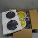 BIGLION.X 7Inch Driving Lights Spotlights Pair 210W 32000LM Round LED Spot Off Road Lights Marine Light Bar Amber Fog Headlights 12V 24V for Pickup Trucks ATV UTV Car UTE 4WD Boat