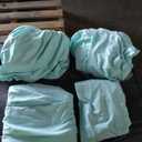 Extra Deep King Sheet Set - 6 Piece Breathable and Cooling Sheets - Hotel Luxury Bedding for Women, Men, Kids & Teens - Easy & Secure Fit - Soft, Wrinkle Free and Comfy - Extra Deep Pockets - Spa Blue