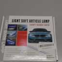 YM E-Bright Sequential Turn Signal Blinker Indicator Daytime Running DRL Led Strip Lights for Cars SUV Motorcycle Waterproof Flexible Dual Color ICE Blue Amber Flowing Switchback 12inch/30CM