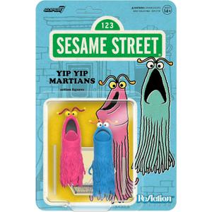 Super7 Sesame Street Yip Yip Martians - 3.75" Sesame Street Action Figures with Accessories Collectibles and Retro Toys