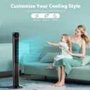 Antarctic Star Tower Fan 42INCH, BLACK
85°Oscillating, Quiet Cooling 12H Timer Remote Control Bladeless 3 Speeds Wind 3 Modes