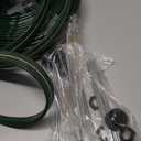 Watoo 2025 Sprinkler Hose & Soaker Hose for Yard - 75 FT Reinforced Flat Garden Hose with Holes, Heavy Duty No-Kink Lawn Irrigation Hose (Includes Stakes, High Pressure Spray)