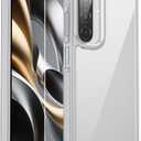 Starhemei for Galaxy A17 5G Case, Screen Protector, PC Back&TPU Bumper Soft Cover Shockproof Protective for Women Girls Slim Fit Flower Cover for Samsung Galaxy A17 5G 2025 (Clear)