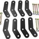 WELLBOX 2" Front & Rear Lift Shackles Kit Compatible with Wrangler YJ 4WD 2WD 1987 1988 1989 1990 1991 1992 1993 1994 1995