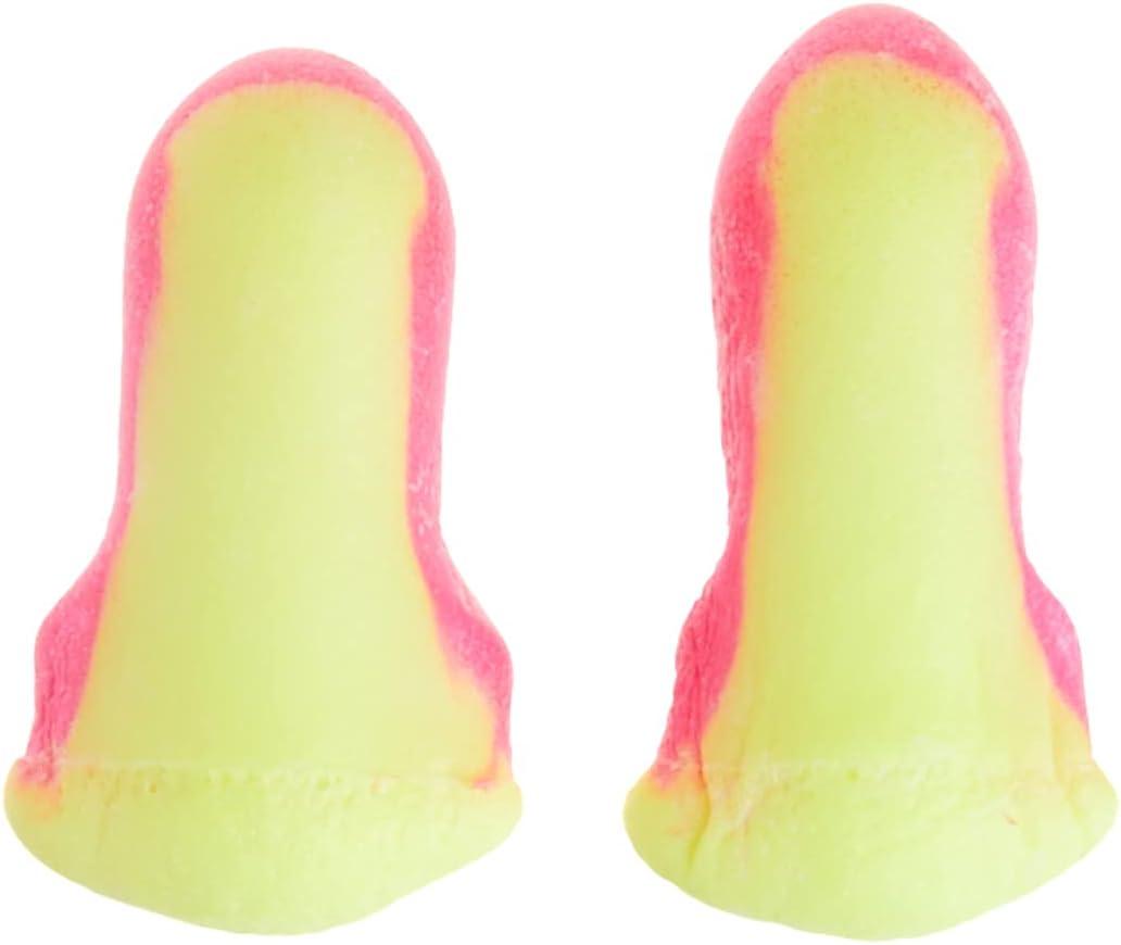 Howard Leight by Honeywell Laser Lite High Visibility Disposable Foam Earplugs, Pink/Yellow , Pair of 200 (LL-1) - 3301105