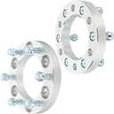 OCPTY 6x5.5 Wheel Spacers 1 inch 6x139.7 Real Forged Spacers with 14x1.5 ThreadSize 108mm Hub Bore fits 2003-2014 for for Express 1500 1999-2018 for for Silverado 1500 2PCS