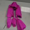 MECCANIXITY Crepe Paper Roll 7.5ft Long 20 Inch Wide for Wedding Ceremony Various Large Festivals Decoration, Fuchsia