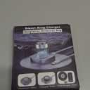 Charger Compatible with Ultrahuman Ring-Size 7,Fast Safe Charging Dock with USB-C Cable,Portable Design for Ultrahuman Ring Air,Silver Gray