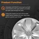 AGZ72909711 Agitator Plate With 5006EA3009B Washer Pulsator Cap Compatible with LG kenmore Sears Washer Replaces AGZ72909702 AGZ72909706 AP6800730 Compatible with ​WT1501CW WT5270CW WT4870CW WT7300CW