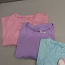 Pastel Shirt, Pack of 3 Aqua, Peach, Lavender - Size 11-12yr