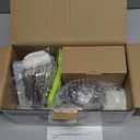 Ourokhome Rotary Cheese Grater Hand Crank, Kitchen Shredder Speed Mandolin Slicer Nuts Grinder with Handle and Drum Blades for Cheese, Vegetable, Walnuts, Chocolate, Potato, Carrot, 3 Blades, White