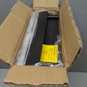 GOZILLA Small Turtle Tank Kit(Tank+Lamp+Filter), Acrylic Turtle Starter Kit with Adjustable Lamp, Reptile Habitat and Terrarium with Multi-Functional Areas for Small Reptiles. (Black Kit)