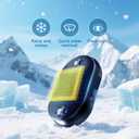 3 x OJJ 3PCS Cordless Electromagnetic Wave Anti Freezing and Snow Removal Device, 2026 New Anti Freeze Electromagnetic Car Snow Removal,Defroster for Car Windshield for LCE and Snow Scraping (Dark Blue)