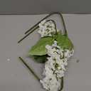 3PCS Fake Flowers Hydrangea Artificial Flowers 28" Long Stem White Faux Flowers for Vase, Real Touch Silk Flowers Dcor for Floral Arrangement Home Farmhouse Office Hotel Decoration