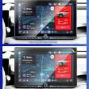 2pcs Anti-Glare Only for 2026 Toyot a RAV4 XSE Limited &2026 RAV4 Hybrid (XSE, GR SPORT) 12.9inch TPU Screen Protector for 2026 Toyot a RAV4 12.9Inch Accessories Dash & Navigation (NOT FOR 10.5inch)