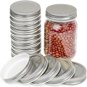 50Pcs 2.75inch Mason Jar Lids Regular Mouth,Lids Leak Proof Secure Mason Storage Solid Caps, 100% Fit & Airtight for Regular Mouth Mason Jars Yogurt Iidss,Canning lidss