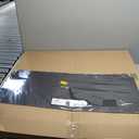 Shelf Liners for Wire Shelf System - Set of 4 in Graphite - 14 x 36 inch - Plastic Wire Shelving Shelf Mats