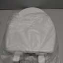 Bemis 7300SLEC Slow Close Toilet Seat, Easy Clean Hinges and Durable Plastic Seat, Made in USA, Elongated, White